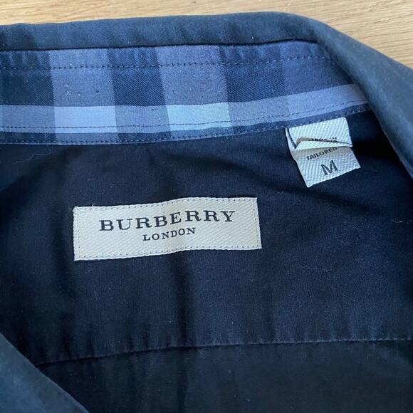 Burberry Button Front Shirt in Black - Picture 4 of 6